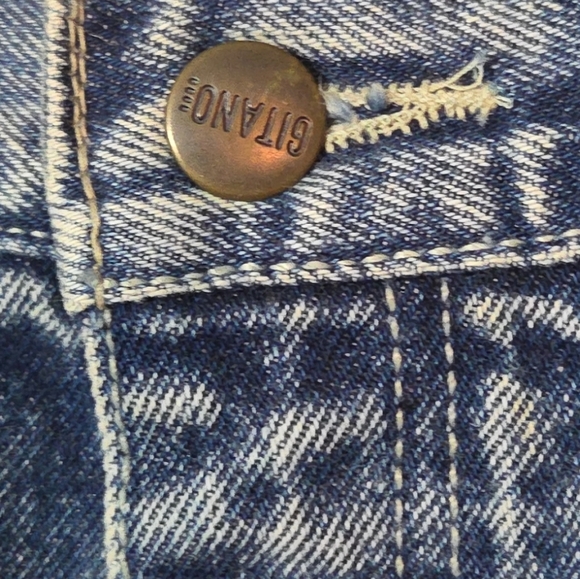 Gitano Vintage Acid Washed Denim Skirt Size 14 Perfect Condition - Picture 2 of 9